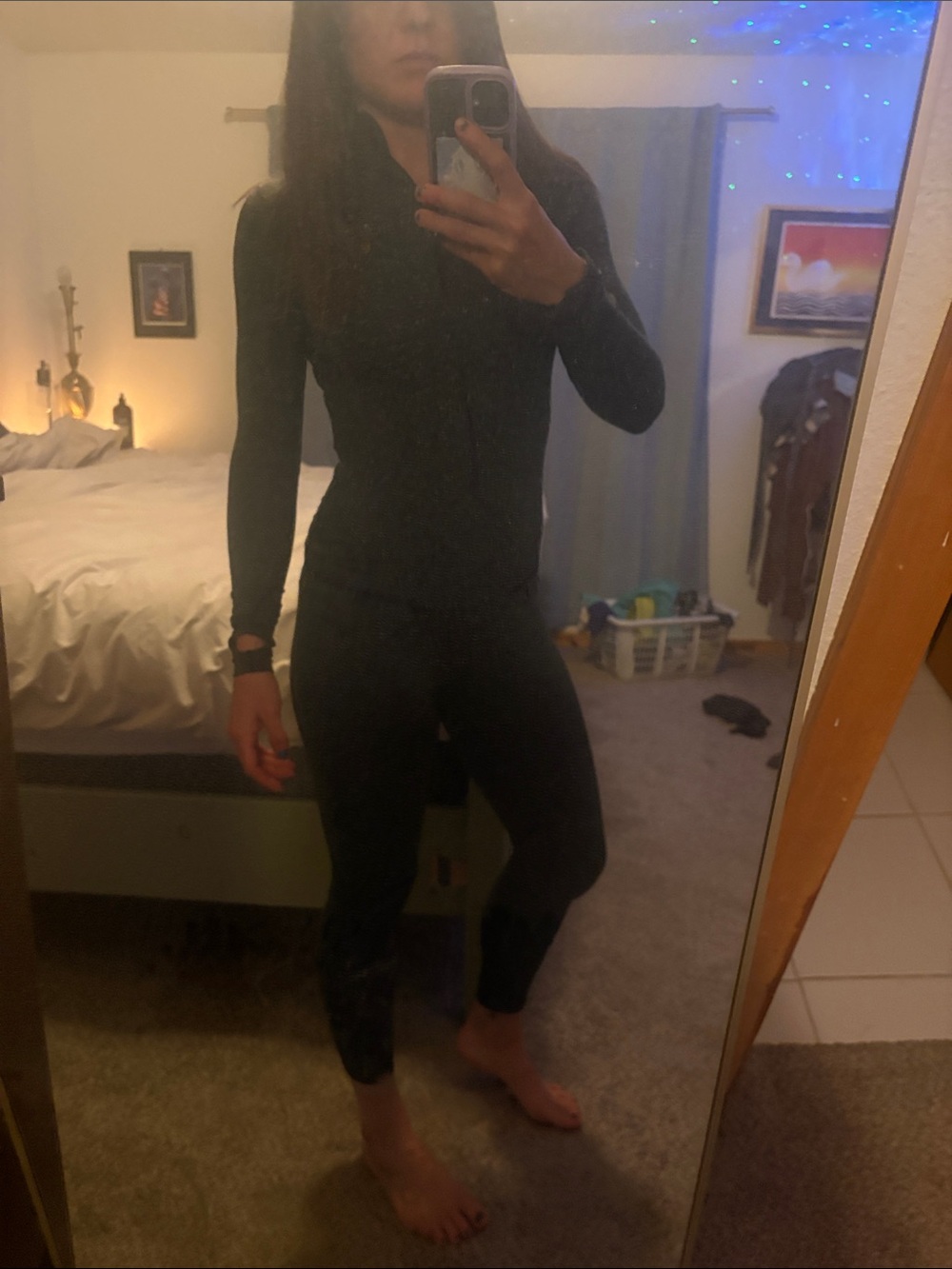 Airblaster Ninja Suit - merino women’s small: dark gray